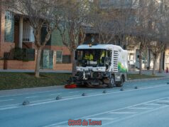 El dispositivo de limpieza viaria en Lorca supera las 1.850 horas de trabajo en la última semana, prestando un servicio ininterrumpido de lunes a viernes limpieza limusa (1)