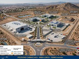 propuesta de cosasdelorca.com mbda en carraclaca, diseñado sobre los 688.484 m2 del antiguo campo de tiro