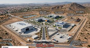 COSASDELORCA.COM PROPONE AL AYUNTAMIENTO MOVILIZAR EL POLÍGONO DE SERRATA Y LOS TERRENOS MILITARES DE CARRACLACA PARA ATRAER LA NUEVA FÁBRICA DE MISILES DE MBDA propuesta de cosasdelorca.com mbda en carraclaca, diseñado sobre los 688.484 m2 del antiguo campo de tiro