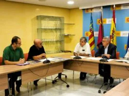 la chs se reúne con el grupo municipal de iu del ayuntamiento de lorca para abordar la conservación de cauces, los vertidos y las actuaciones de defensa frente a inundaciones